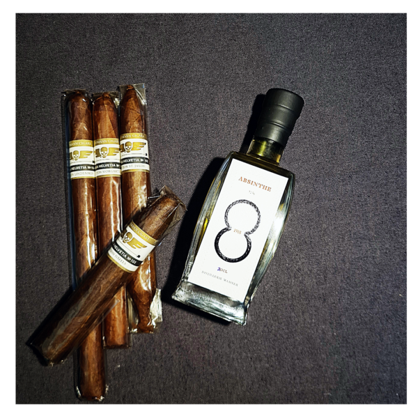 COFFRET CADEAU: CIGARES & ABSINTHE